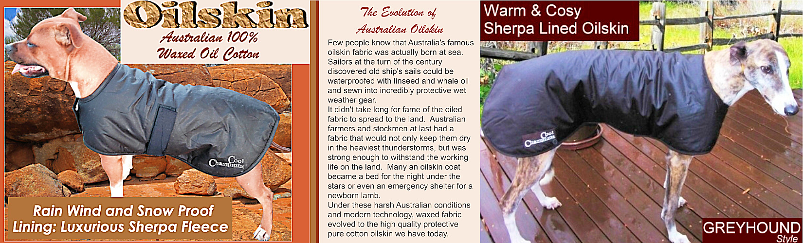 Oilskin Dog Coats 100 Aussie Oilskin Australia